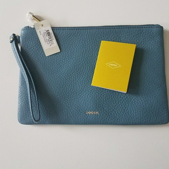 Fossil Handbags - Fossil/Tessa Large Wrislet in Faded Indigo - SEO